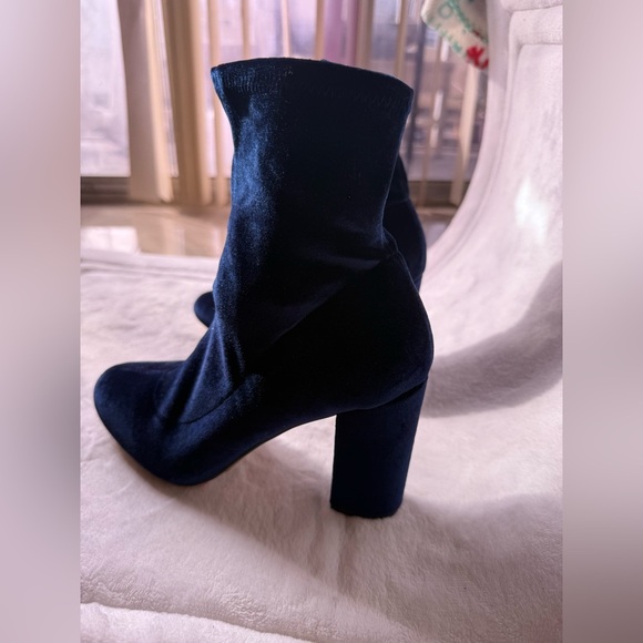 Madden Girl Fantaysa Velvet Bootie (Navy) 6.5 bootie zipper - Picture 12 of 16
